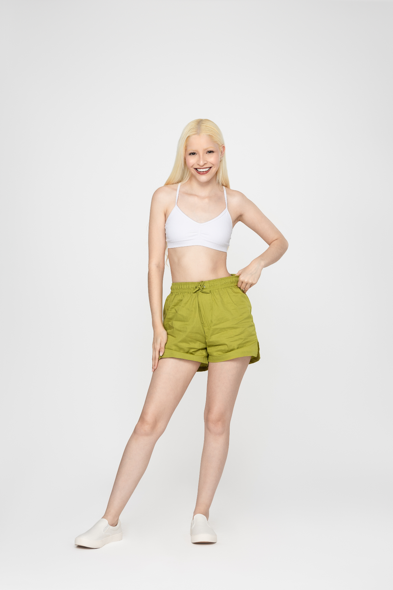 Jade Heirloom Cotton Hand Stitched 0% Synthetic Shorts