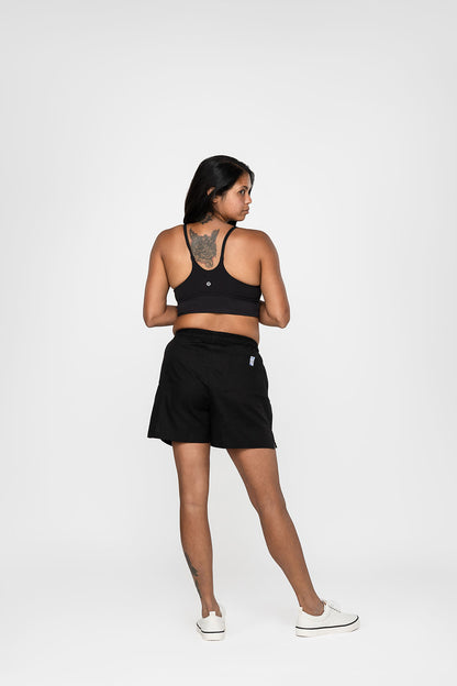 Midnight Heirloom Cotton Hand Stitched 0% Synthetic Shorts