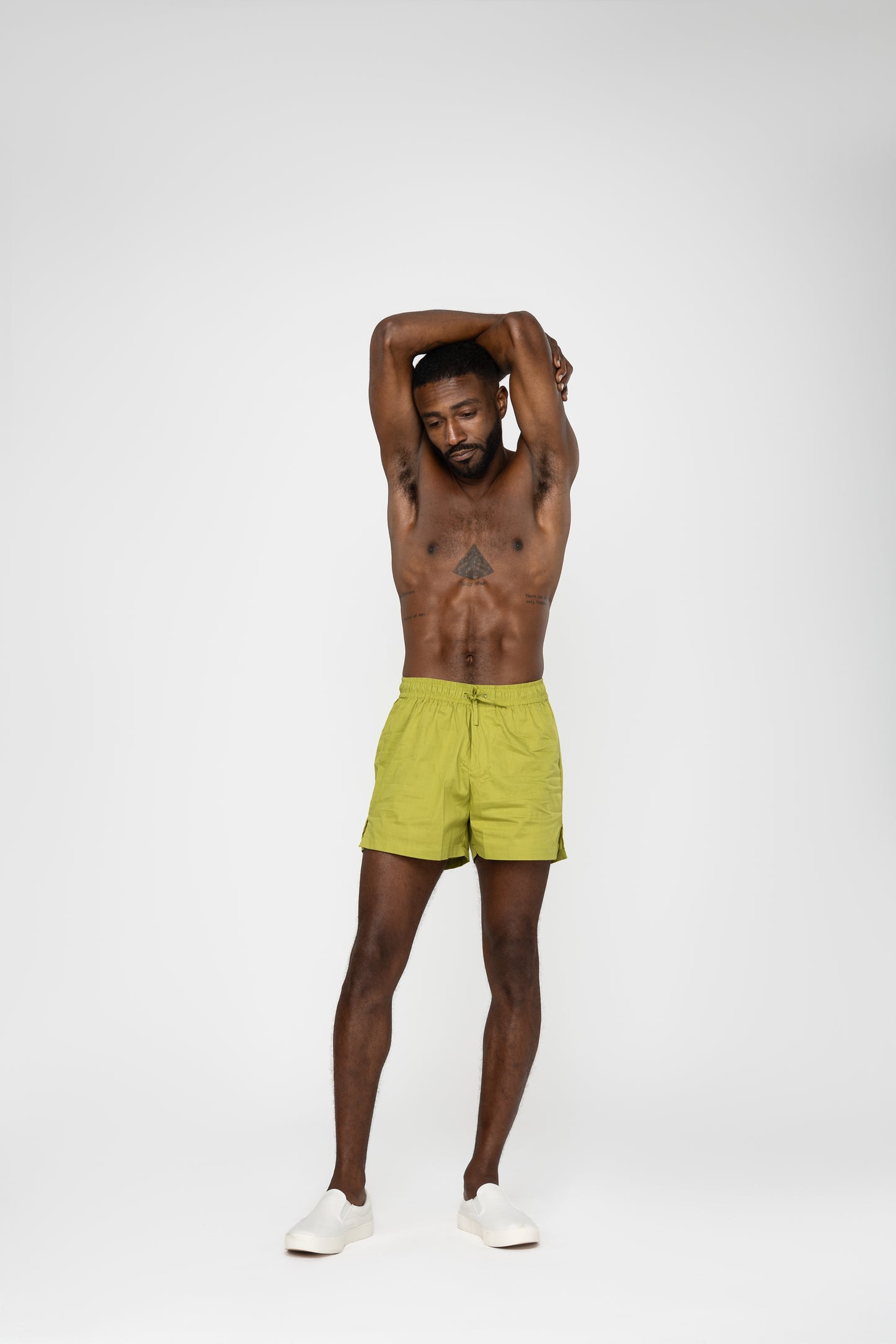 Jade Heirloom Cotton Hand Stitched 0% Synthetic Shorts