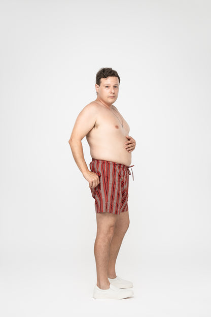 Red Roots Heirloom Cotton Hand Stitched 0% Synthetic Shorts