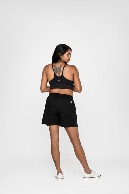 Midnight Heirloom Cotton Hand Stitched 0% Synthetic Shorts